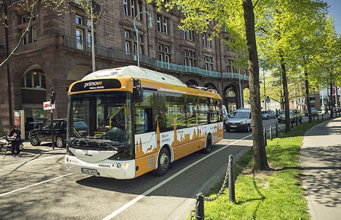 Электрические автобусы в германии будут заряжаться на остановках