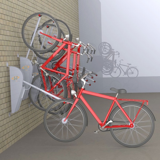 «Велосипедная вешалка» wheelylift экономит пространство